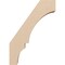 Ekena Millwork 3-inch W x 10-inch D x 14-inch H Balboa Rough Cedar Woodgrain TimberThane Knee Brace, Primed BRCUR03X10X14BOARCPR - alternate 4